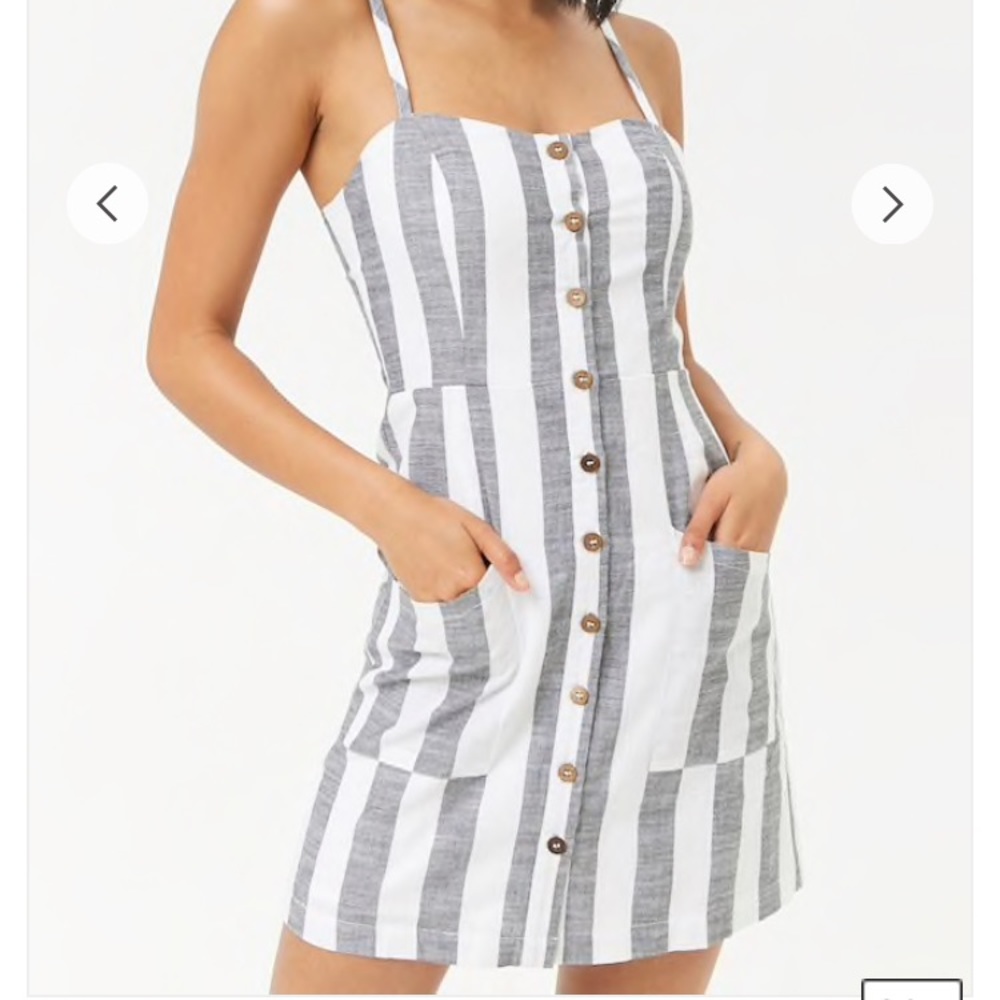 Forever 21 button dress